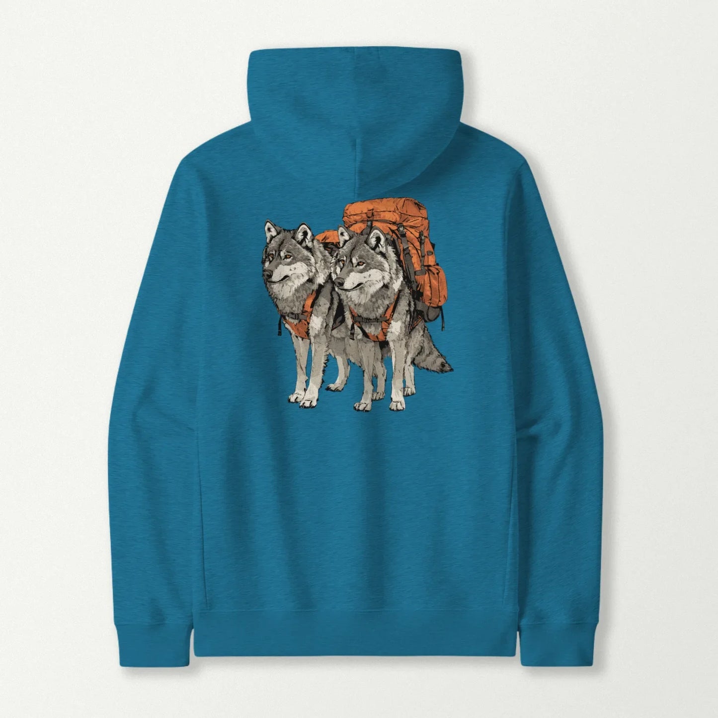Wolf Backpacker Buddies Hoodie