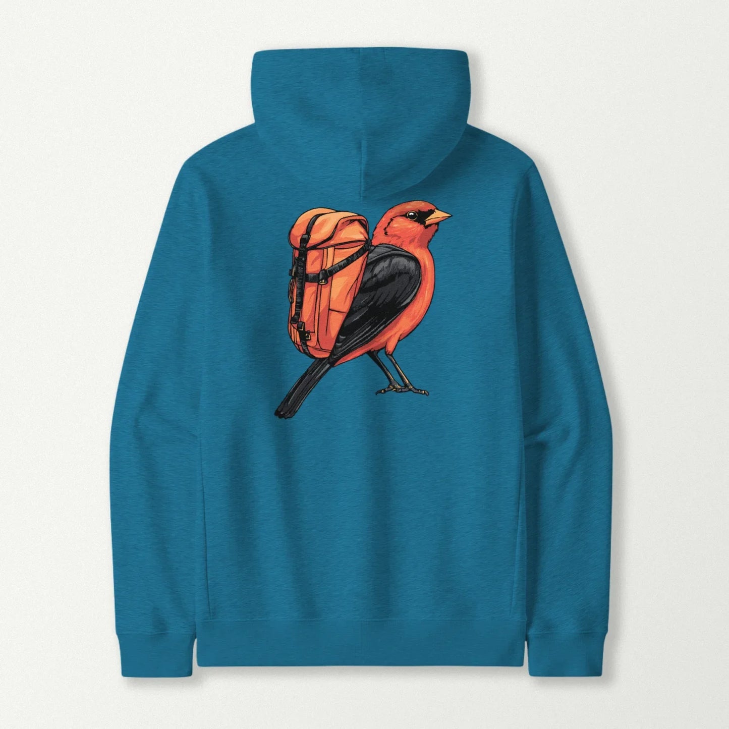 Scarlet Tanager Backpacker Hoodie