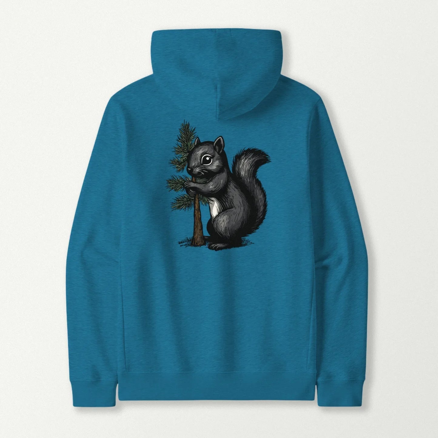 Black Squirrel Tree Hugger Hoodie