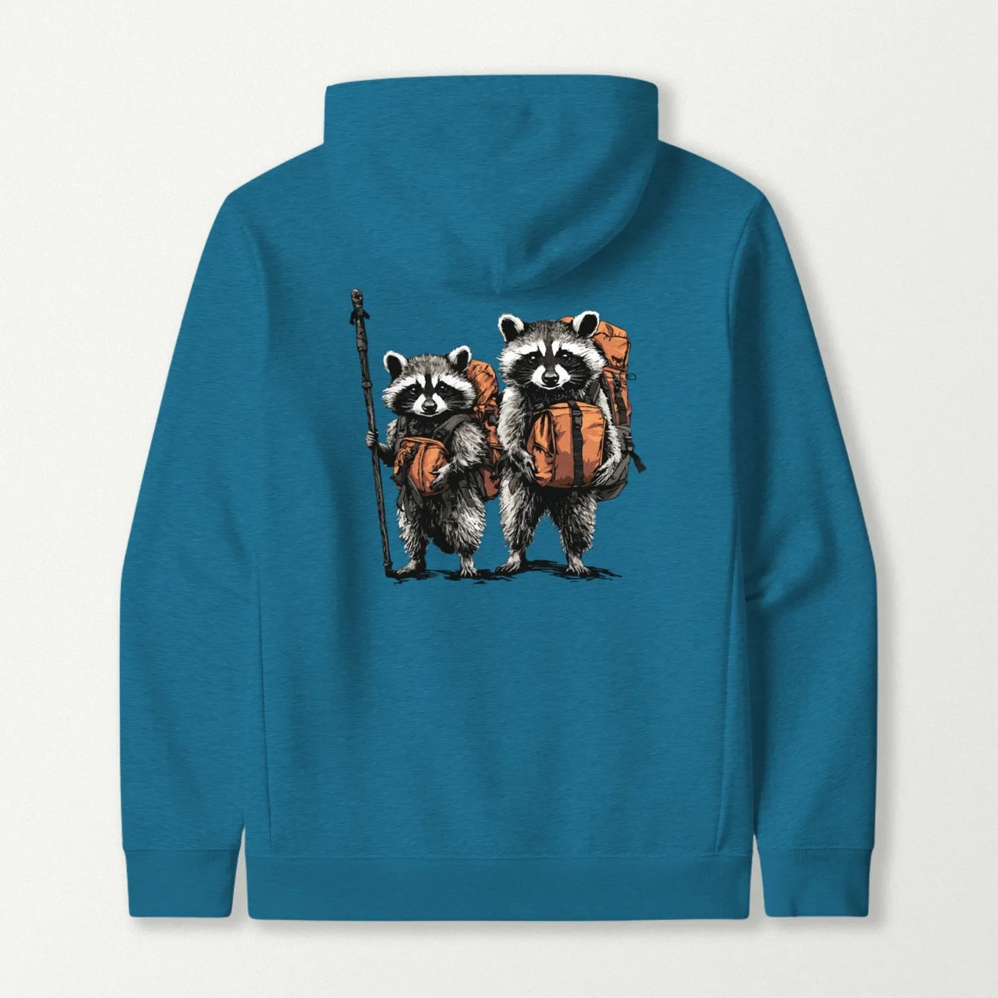 Raccoon Backpacker Buddies Hoodie