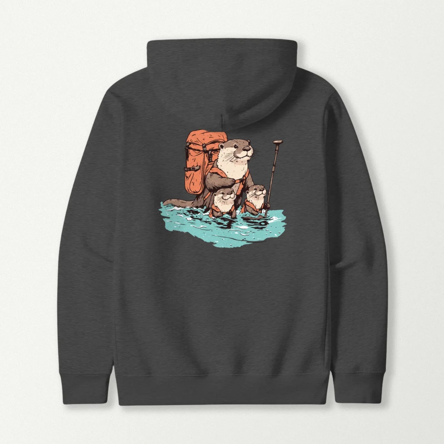 Otter Backpacker Family Fording River Hoodie