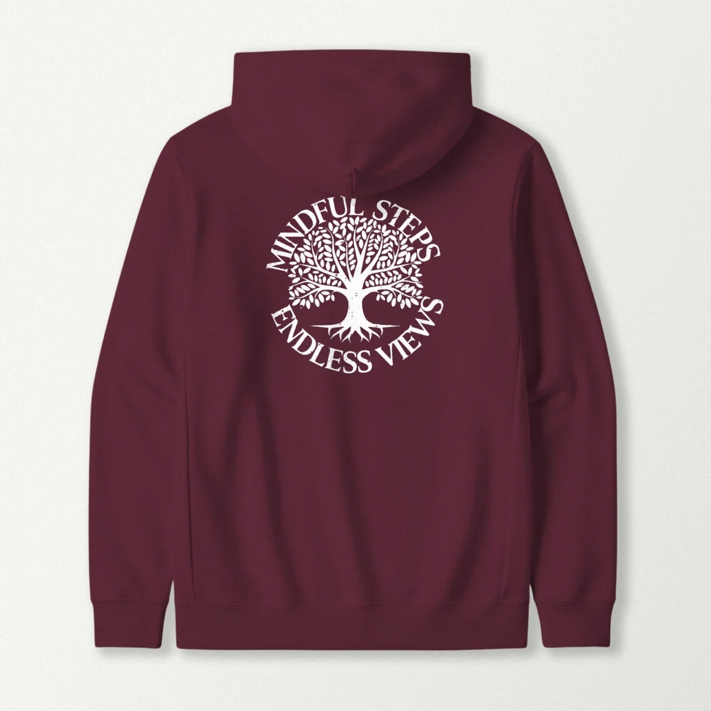 Mindful Steps, Endless Views Hoodie