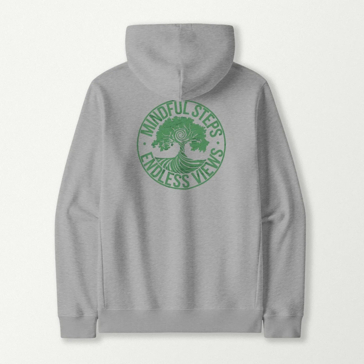 Mindful Steps, Endless Views Hoodie