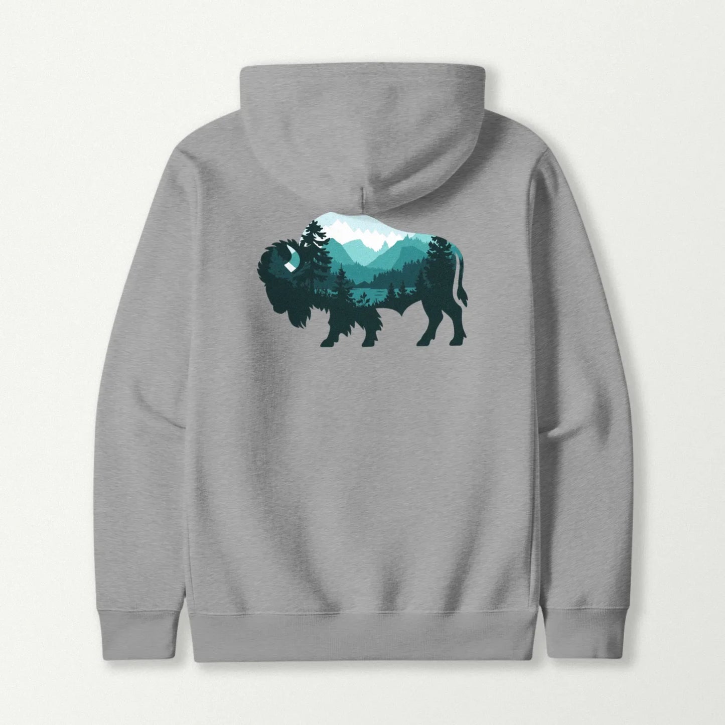Buffalo Mountain Scene Hoodie