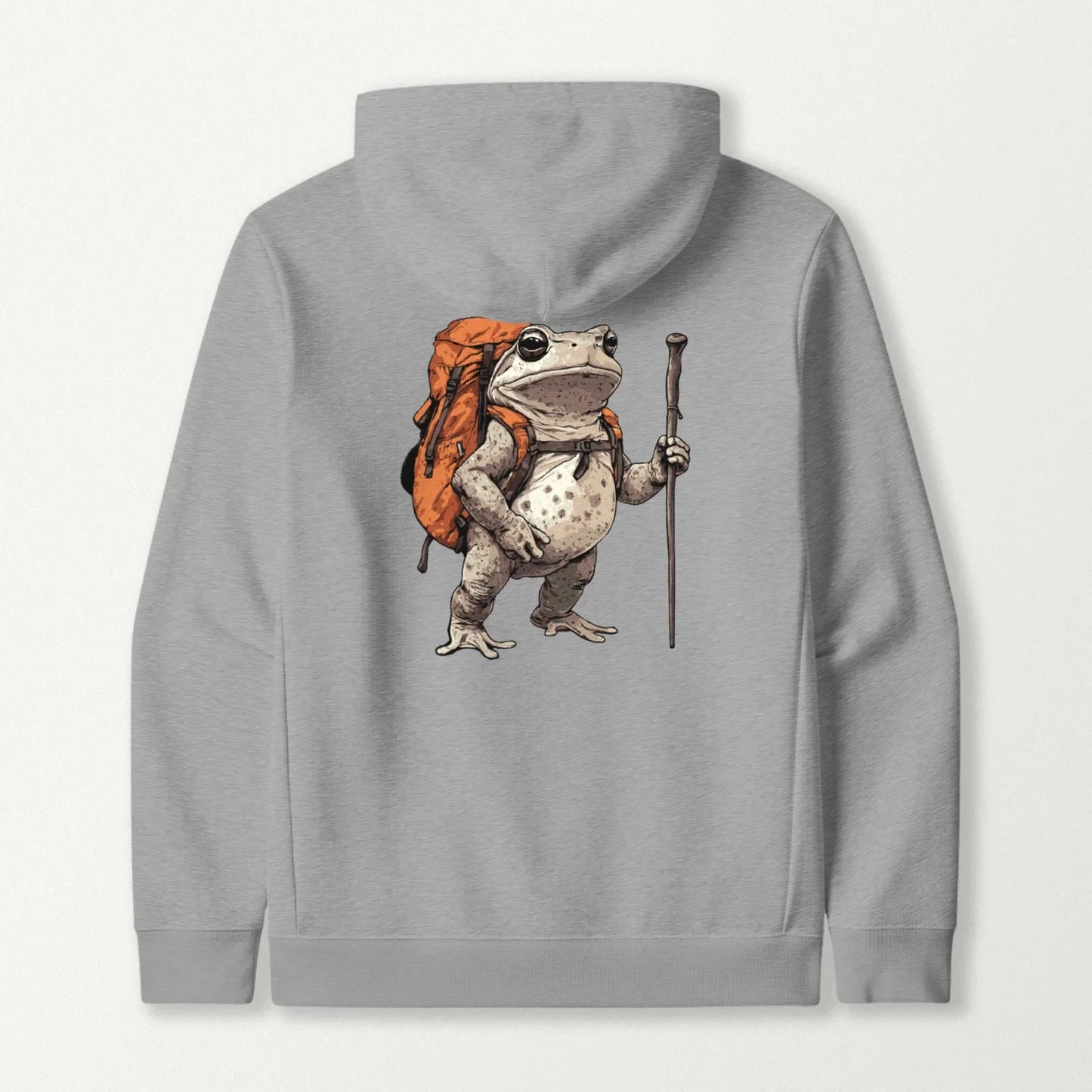 Grey Tree Frog Backpacker Hoodie