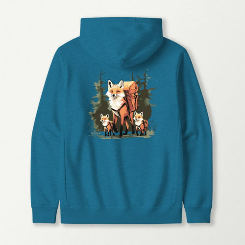 Fox Backpacker Family Hoodie