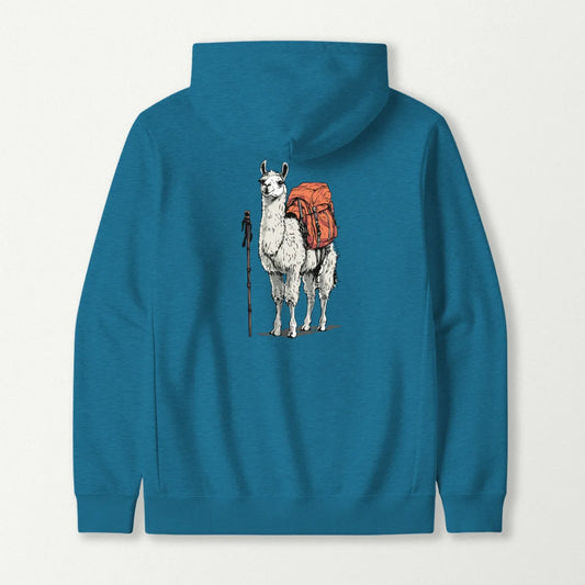 Llama Backpacker Hoodie