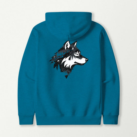 Wolf Head Forest Hoodie