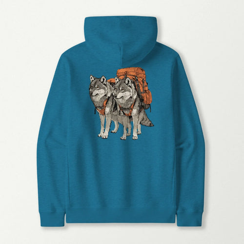 Wolf Backpacker Buddies Hoodie