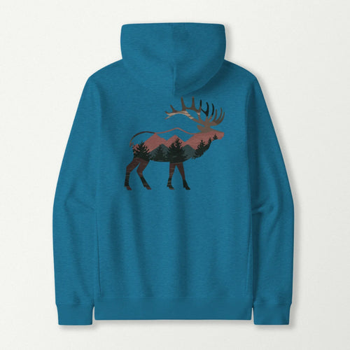 Elk Mountain Forest Hoodie
