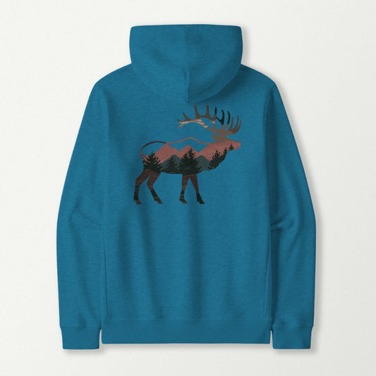 Elk Mountain Forest Hoodie