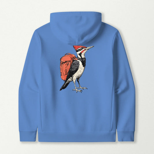 Pileated Woodpecker Backpacker Hoodie