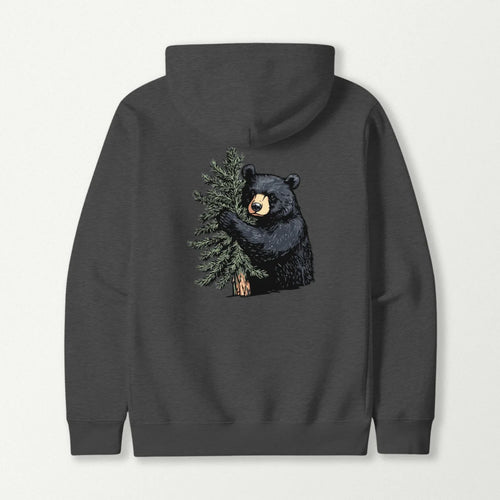 Black Bear Tree Hugger Hoodie