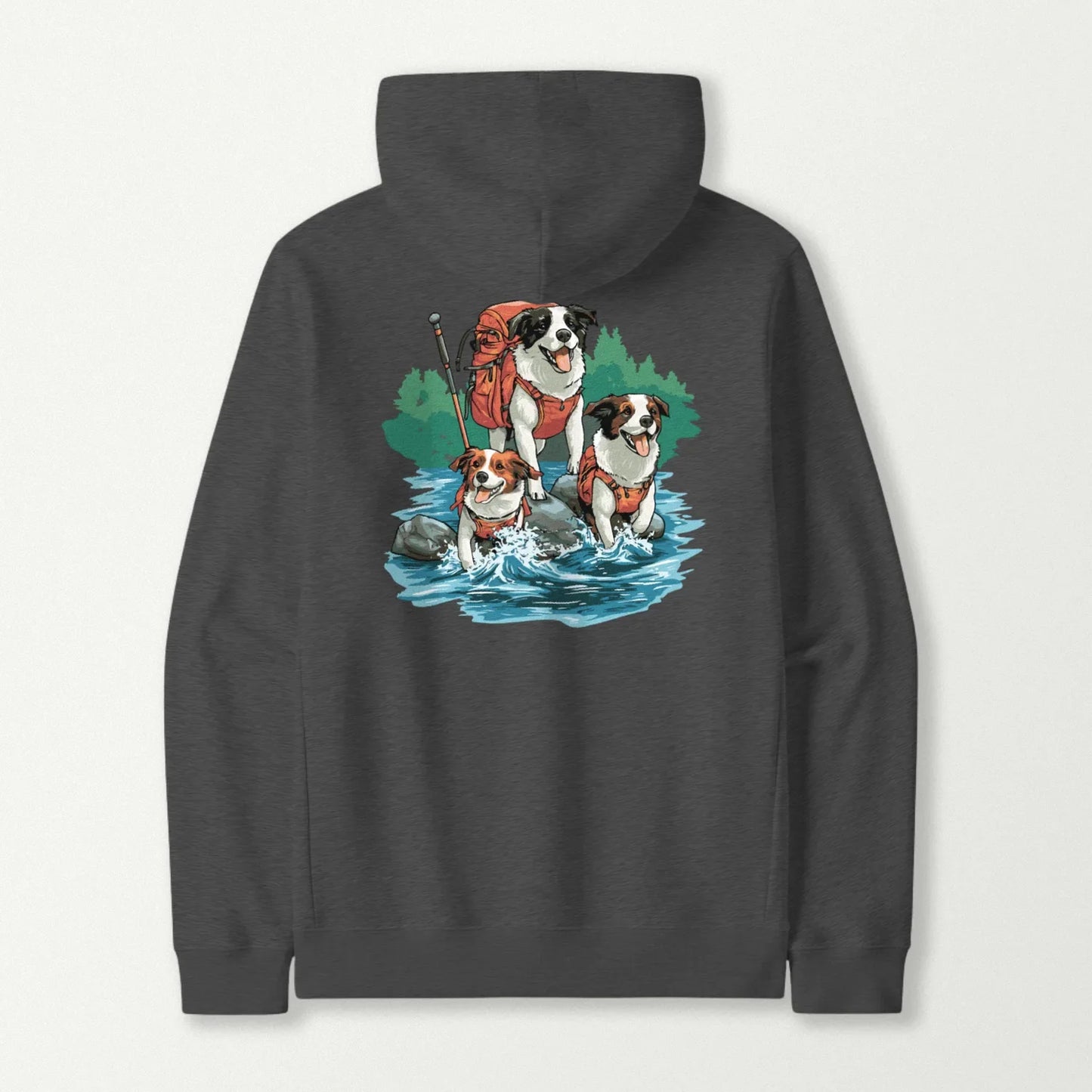 Dog Backpacker Family Hoodie