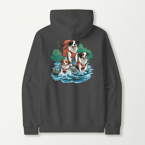 Dog Backpacker Family Hoodie