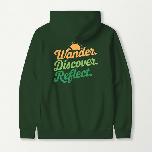 Wander. Discover. Reflect. Hoodie