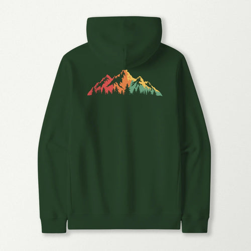 Rainbow Mountain Scene Hoodie