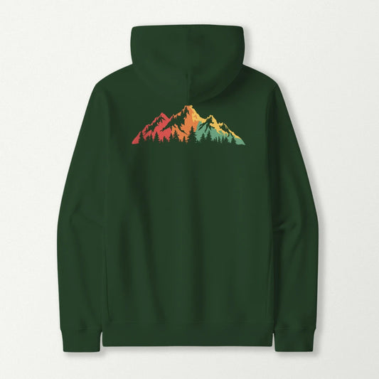 Rainbow Mountain Scene Hoodie