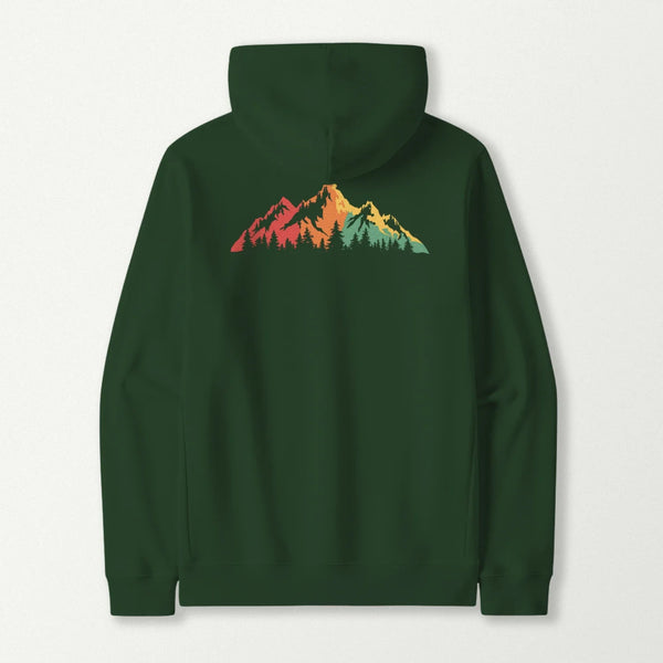 Rainbow Mountain Scene Hoodie