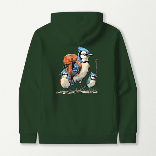 Blue Jay Backpacker Family Hoodie