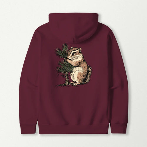 Chipmunk Tree Hugger Hoodie