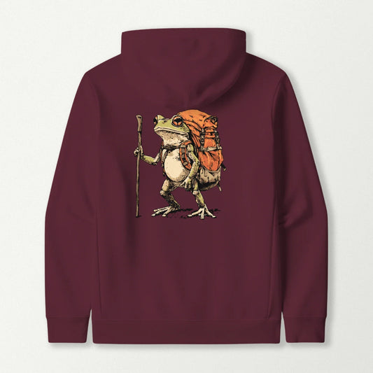 Green Tree Frog Backpacker Hoodie