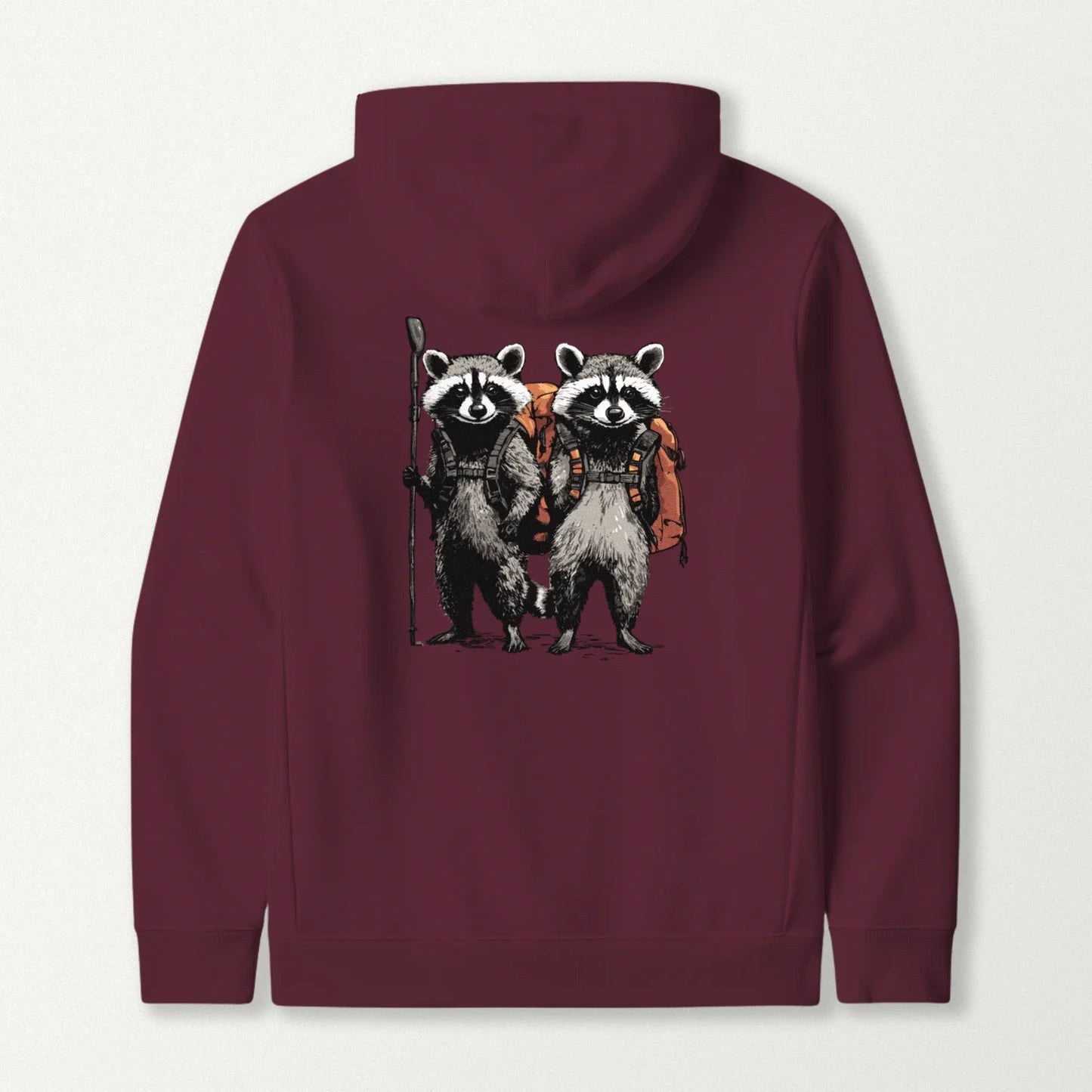 Raccoon Backpacker Buddies Hoodie