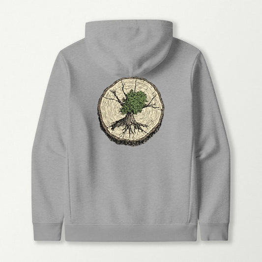 Tree Growing From Tree Hoodie