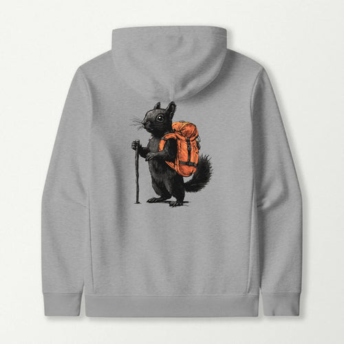 Black Squirrel Backpacker Hoodie