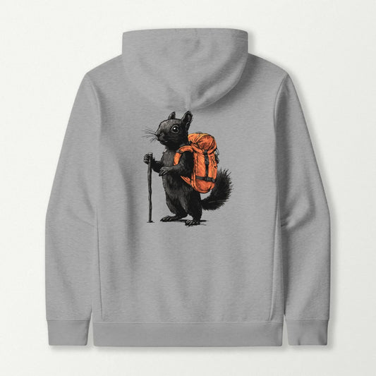 Black Squirrel Backpacker Hoodie