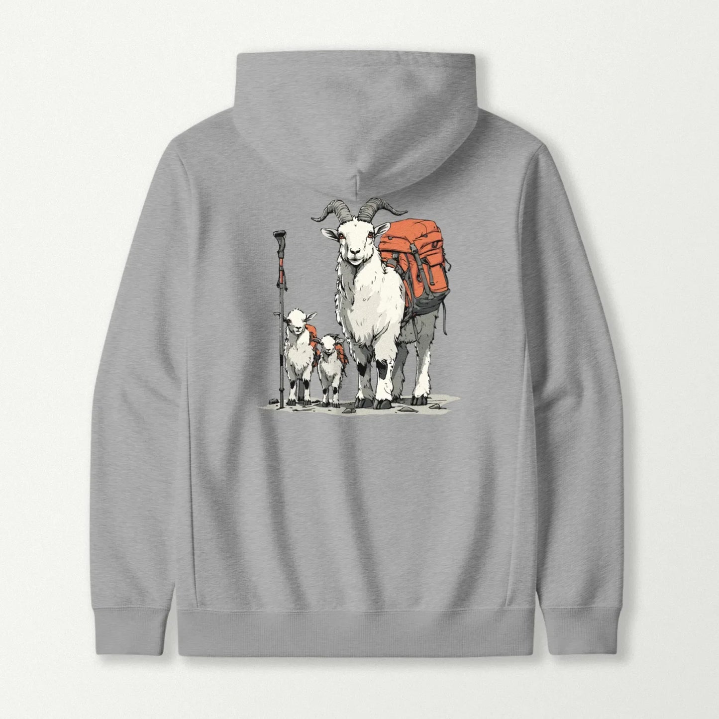 Mountain Goat Backpacker Family Hoodie