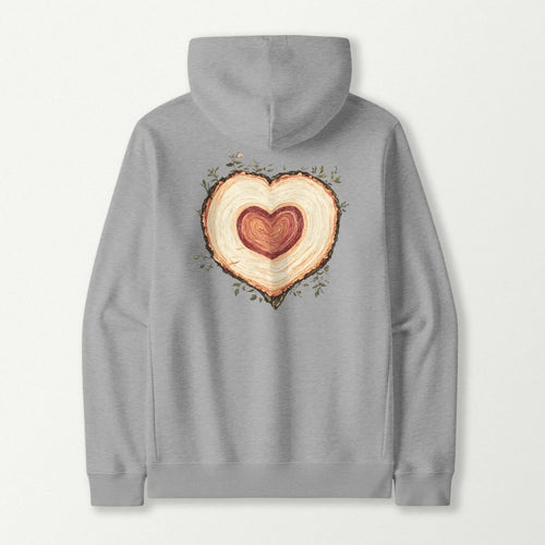 Tree Heart Wood Hoodie