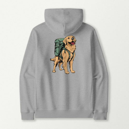Golden Retriever Backpacker Hoodie