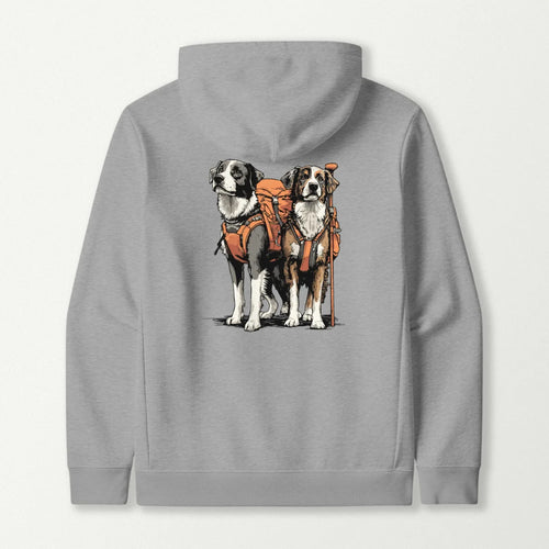 Dog Backpacker Buddies Hoodie