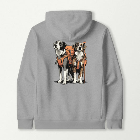Dog Backpacker Buddies Hoodie