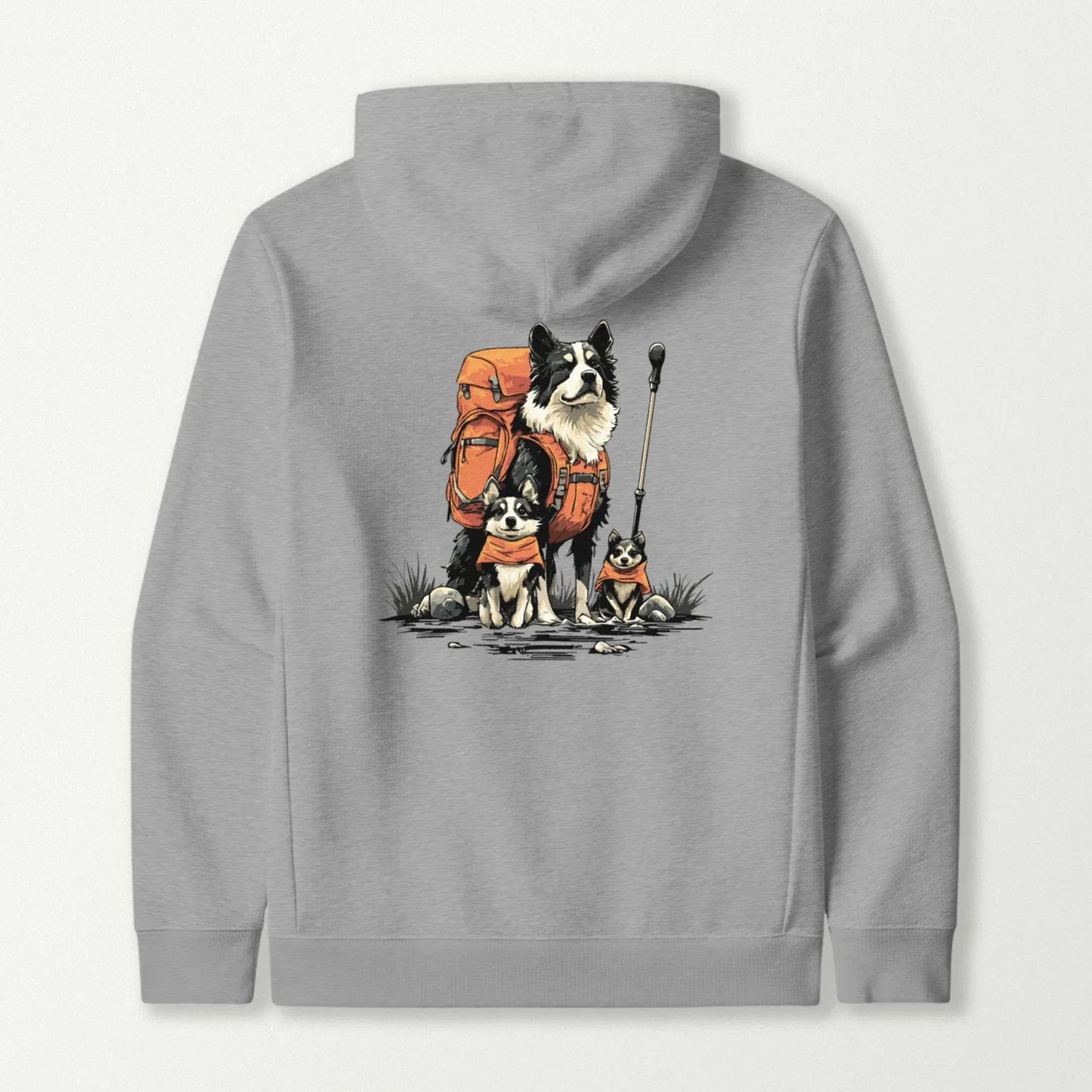 Dog Backpacker Family Hoodie