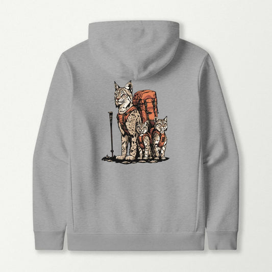 Bobcat Backpacker Family Hoodie