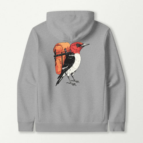 Red-headed Woodpecker Backpacker Hoodie