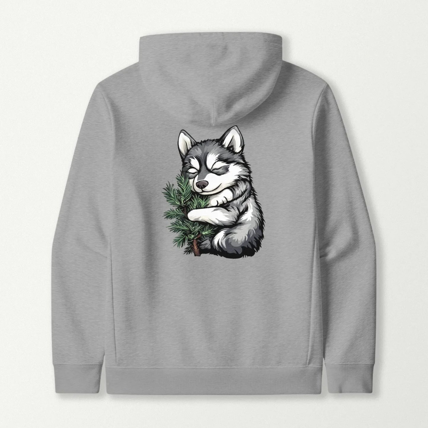 Husky Puppy Tree Hugger Hoodie